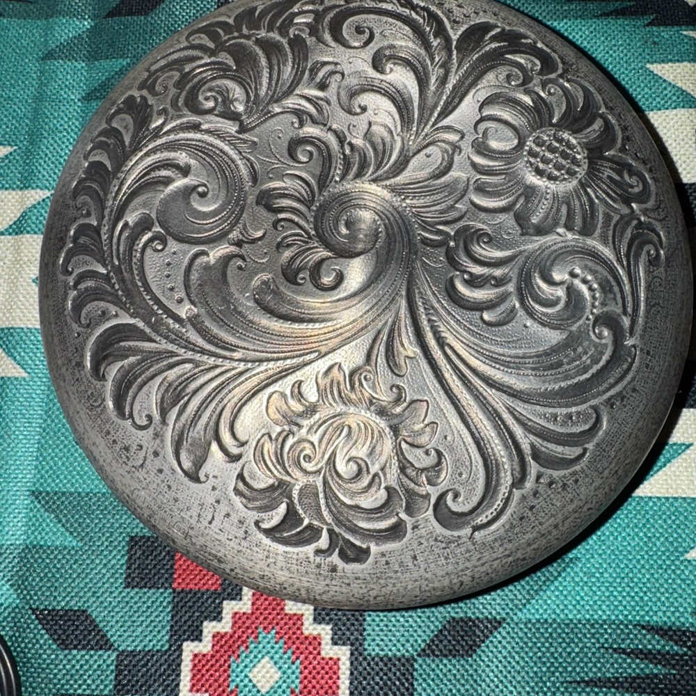 Ornate Silver Decorative Bowl